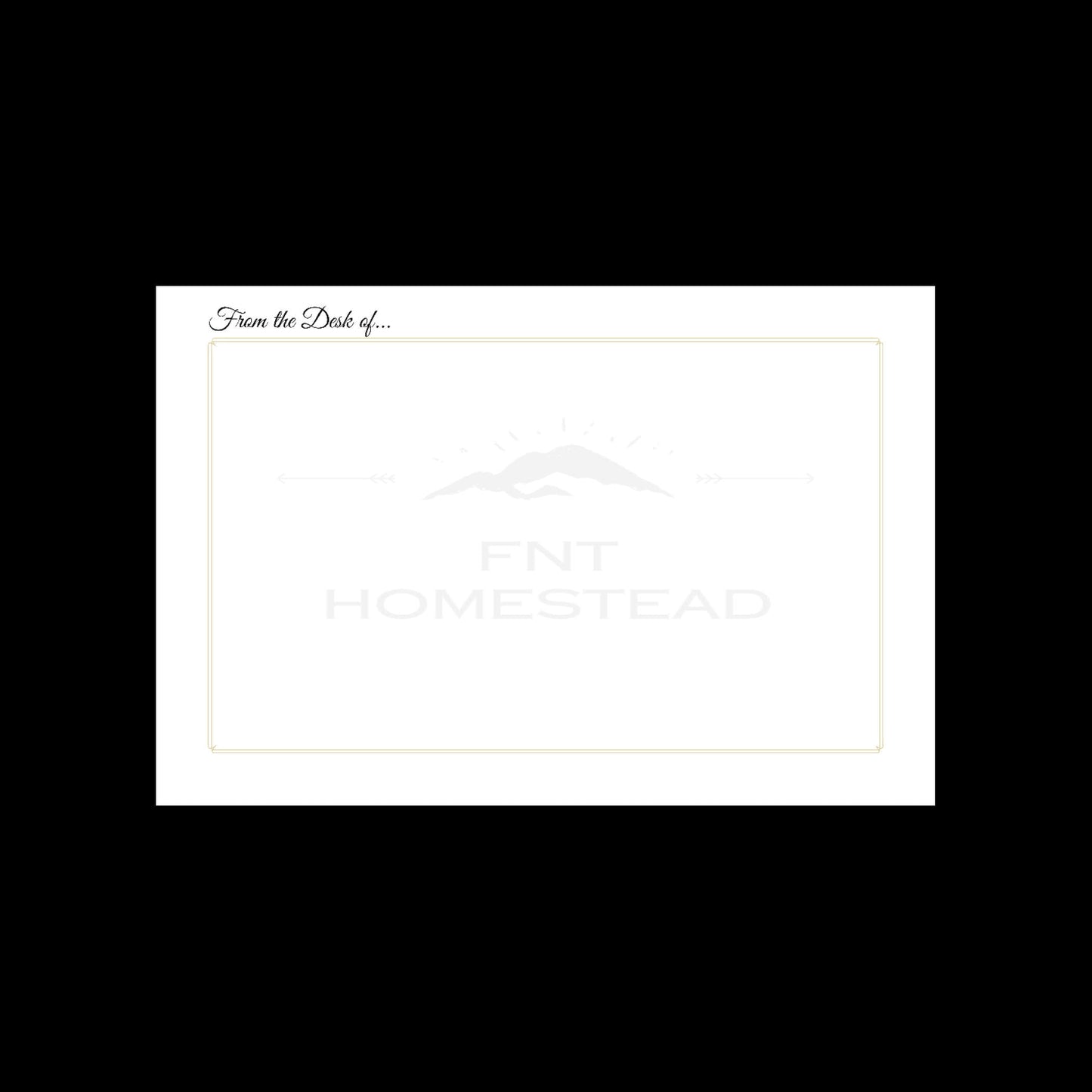 From the Desk of... Note Cards