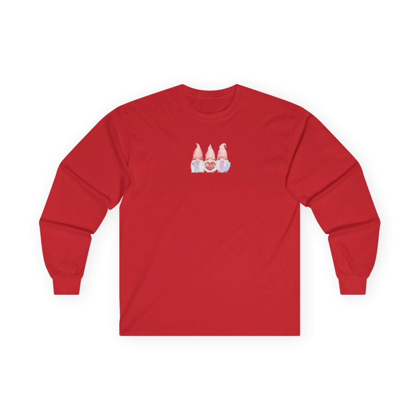 "Gnome-body Loves You More" Valentine's Long Sleeve Tee