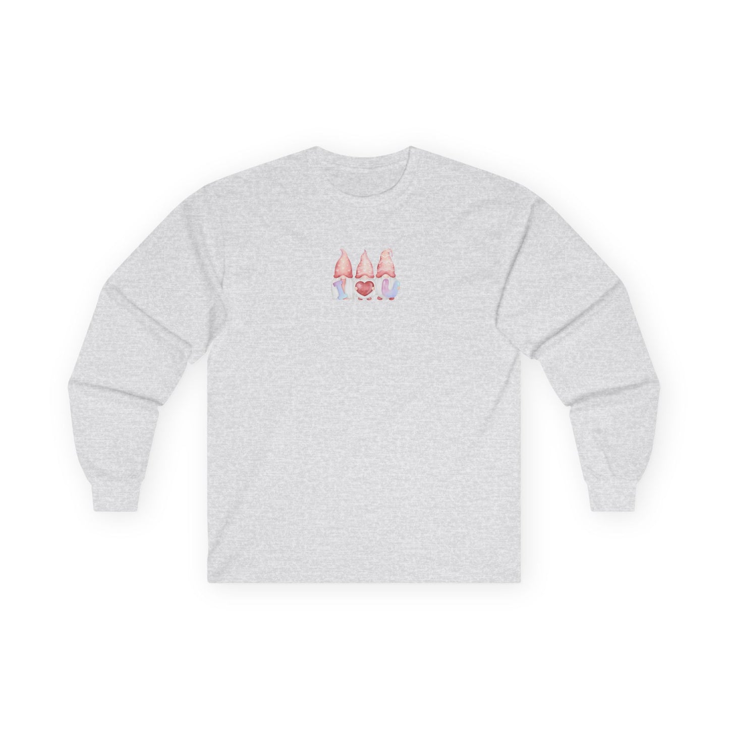 "Gnome-body Loves You More" Valentine's Long Sleeve Tee