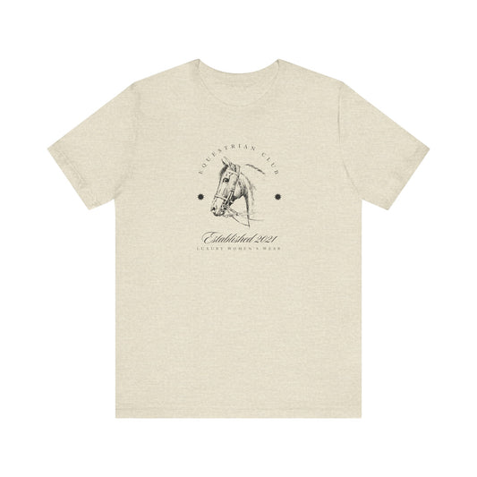 Equestrian Club Luxury Tee - Women's Fashion