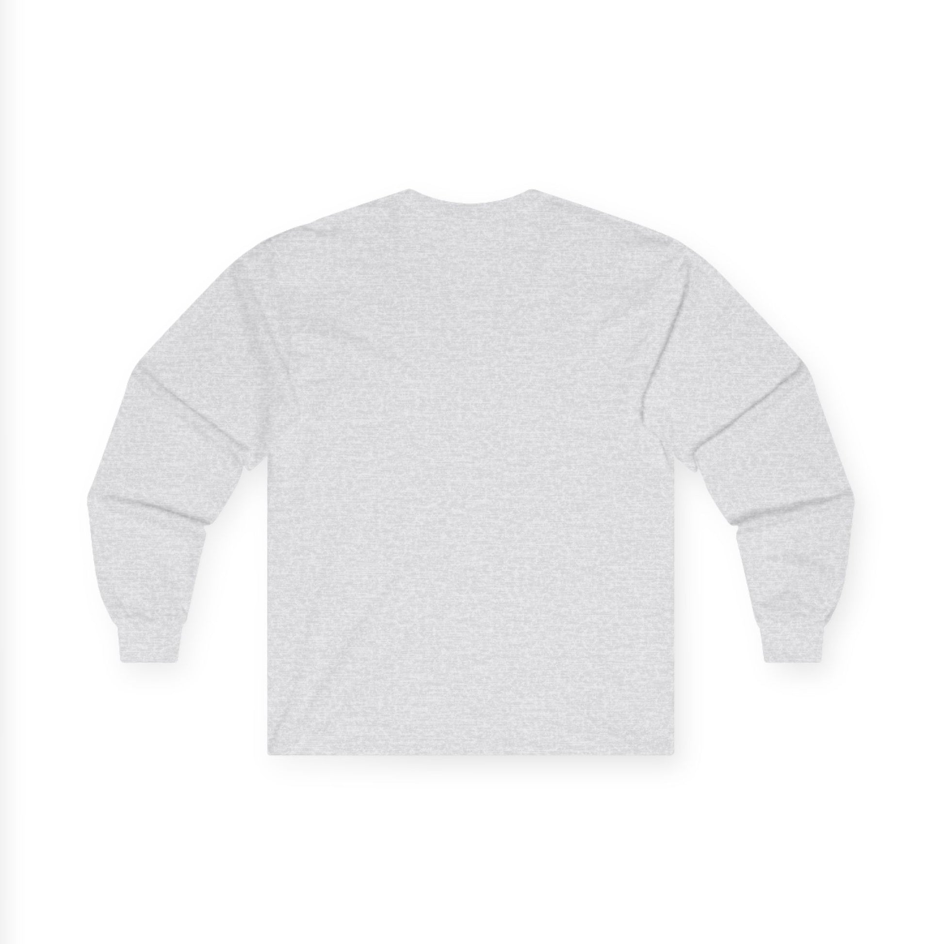 Gray sweatshirt on a white background