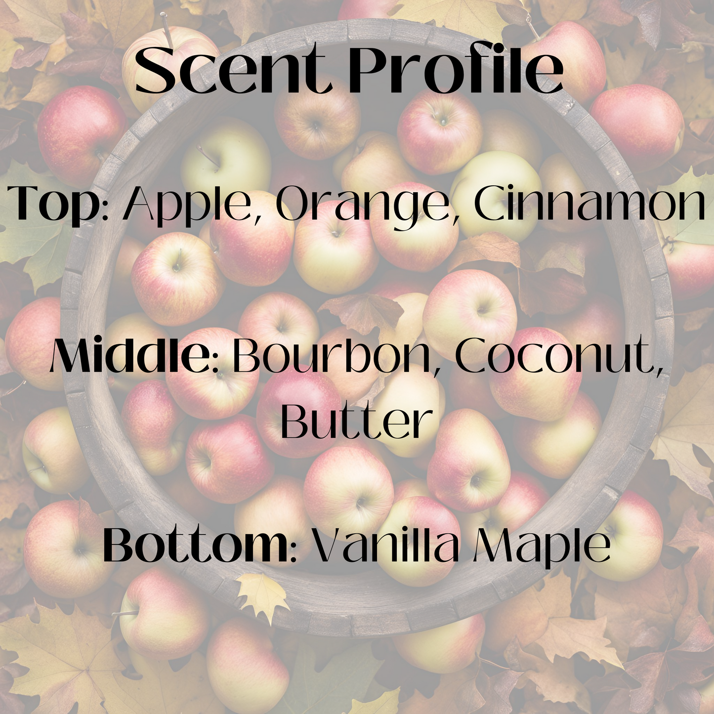 Apples and Maple Bourbon Candle - Revised