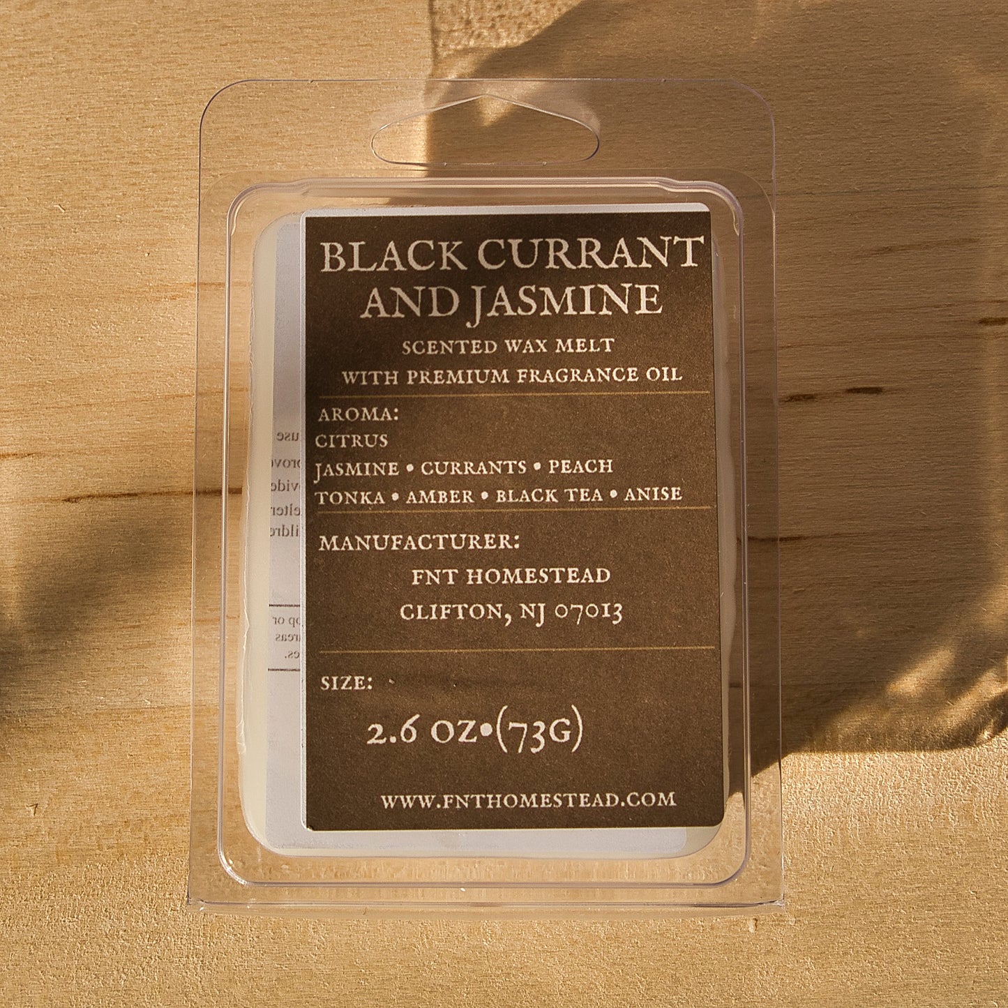 Black Currant And Jasmine Wax Melt