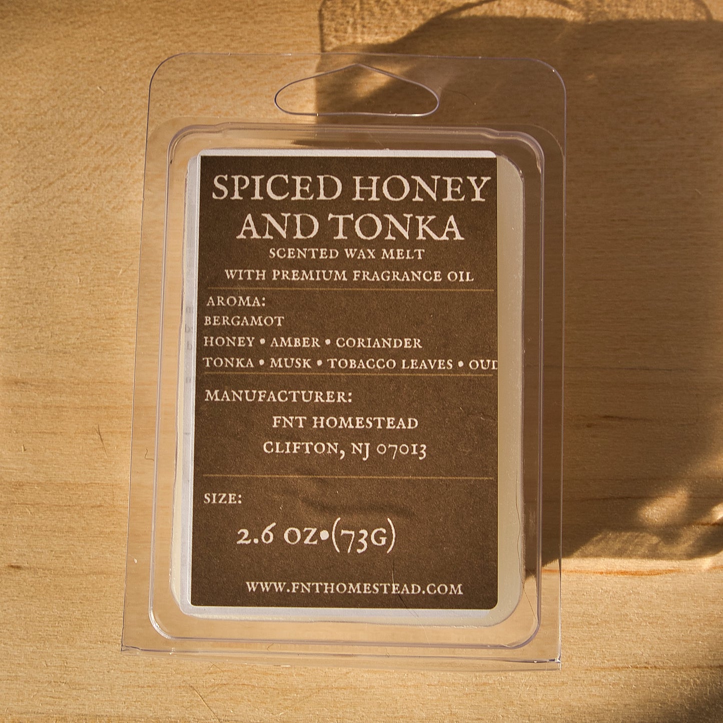 Spiced Honey And Tonka Wax Melt