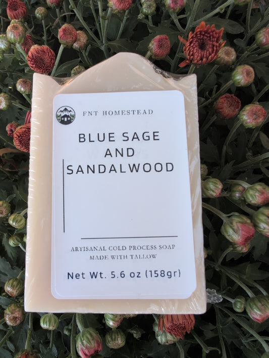 Blue Sage and Sandalwood Soap
