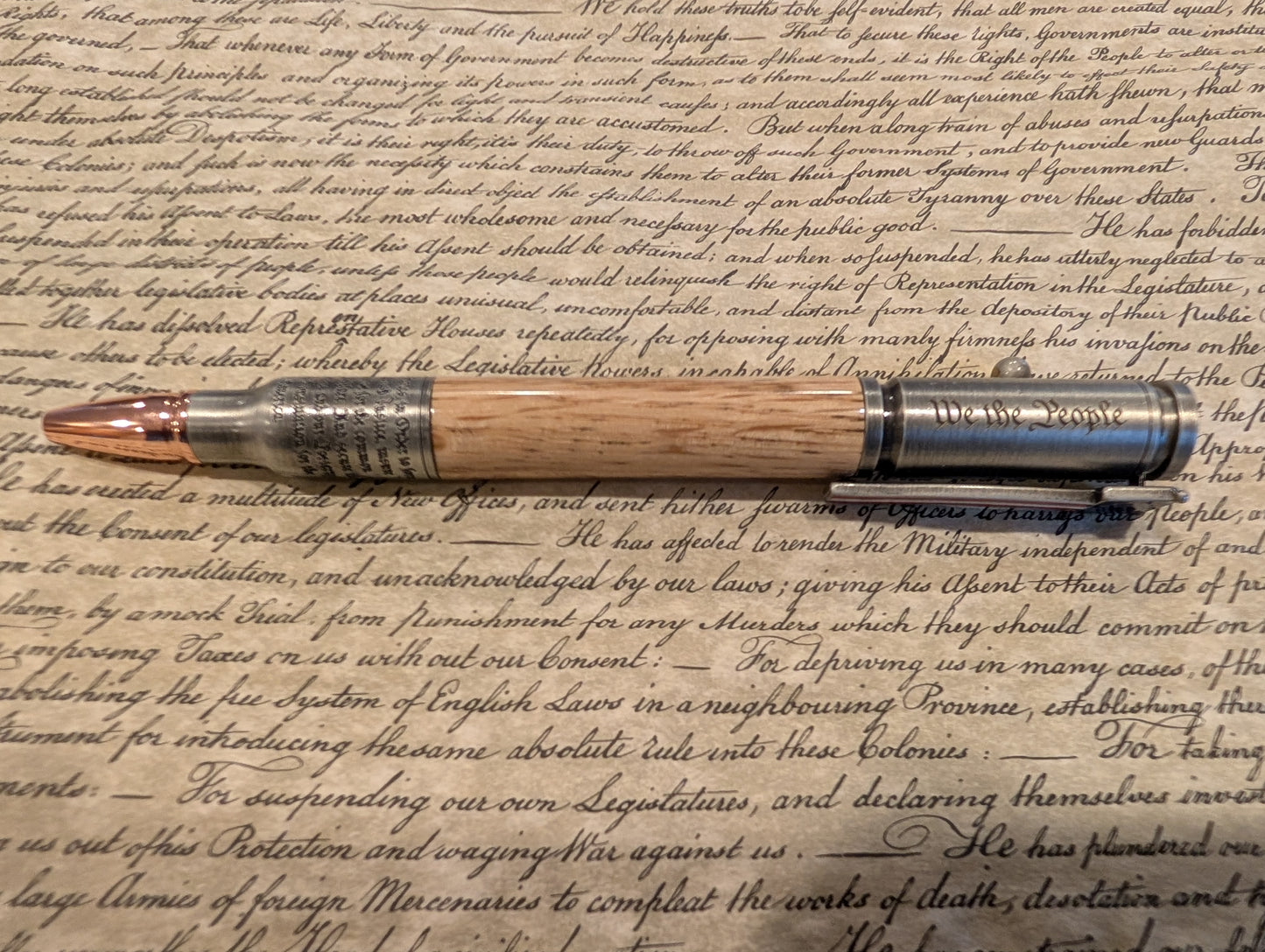 The 1776 Heritage Pen | American Domestic Woods | 250th Anniversary Commemorative