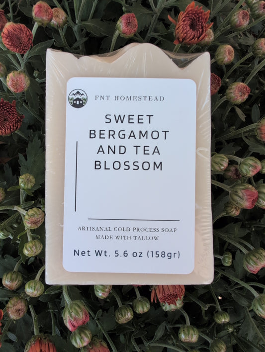 Sweet Bergamot and Tea Blossom Soap