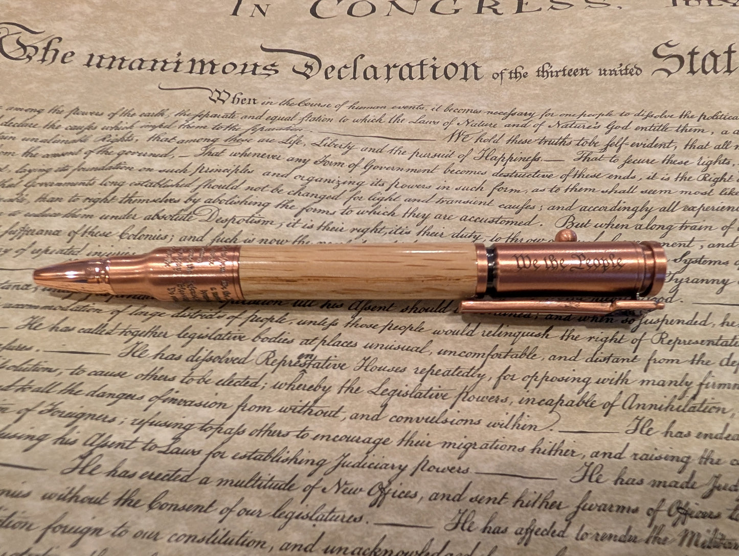 The 1776 Heritage Pen | American Domestic Woods | 250th Anniversary Commemorative