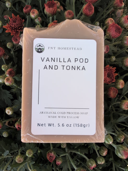 Vanilla Pod and Tonka Soap