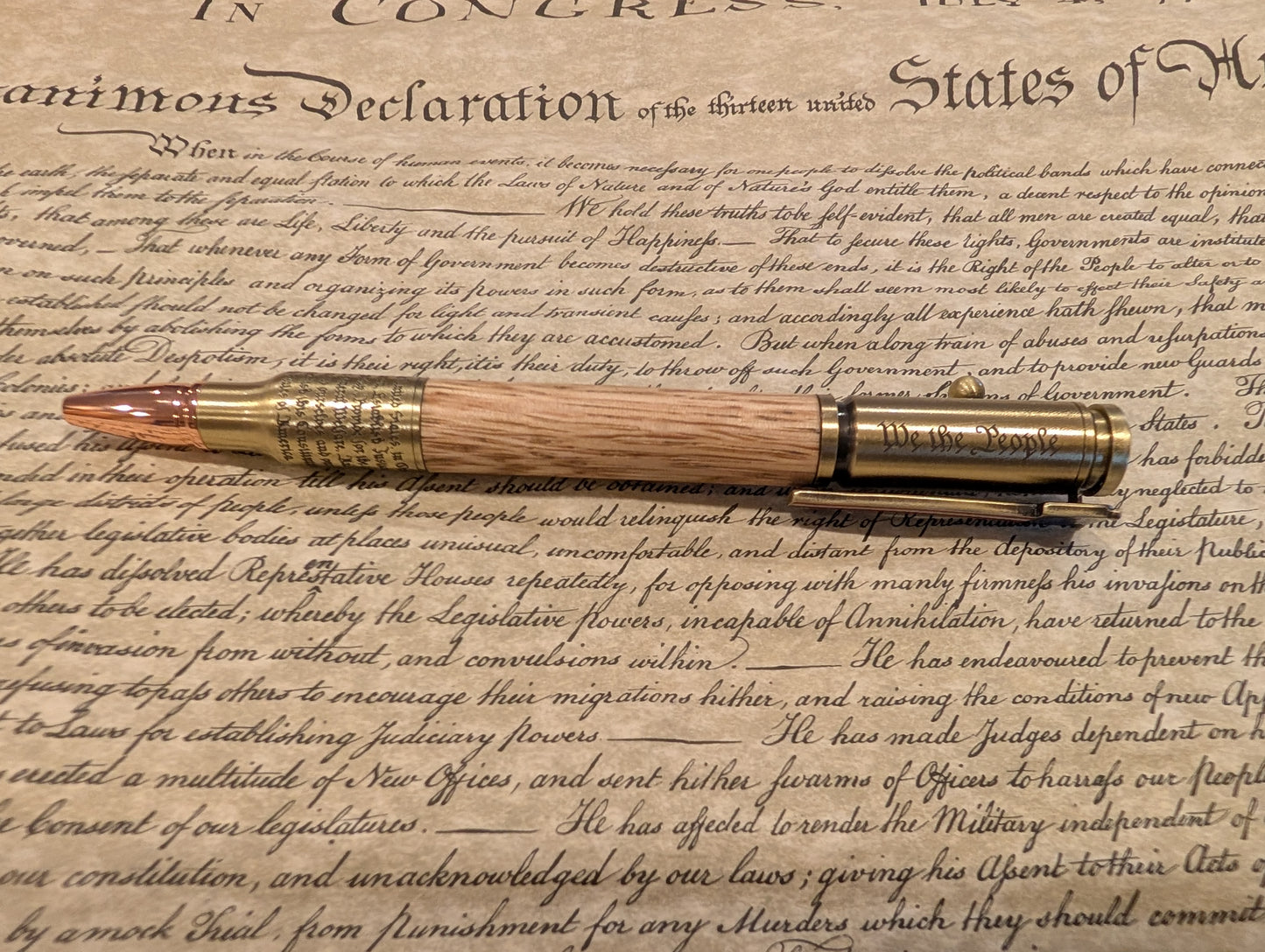The 1776 Heritage Pen | American Domestic Woods | 250th Anniversary Commemorative