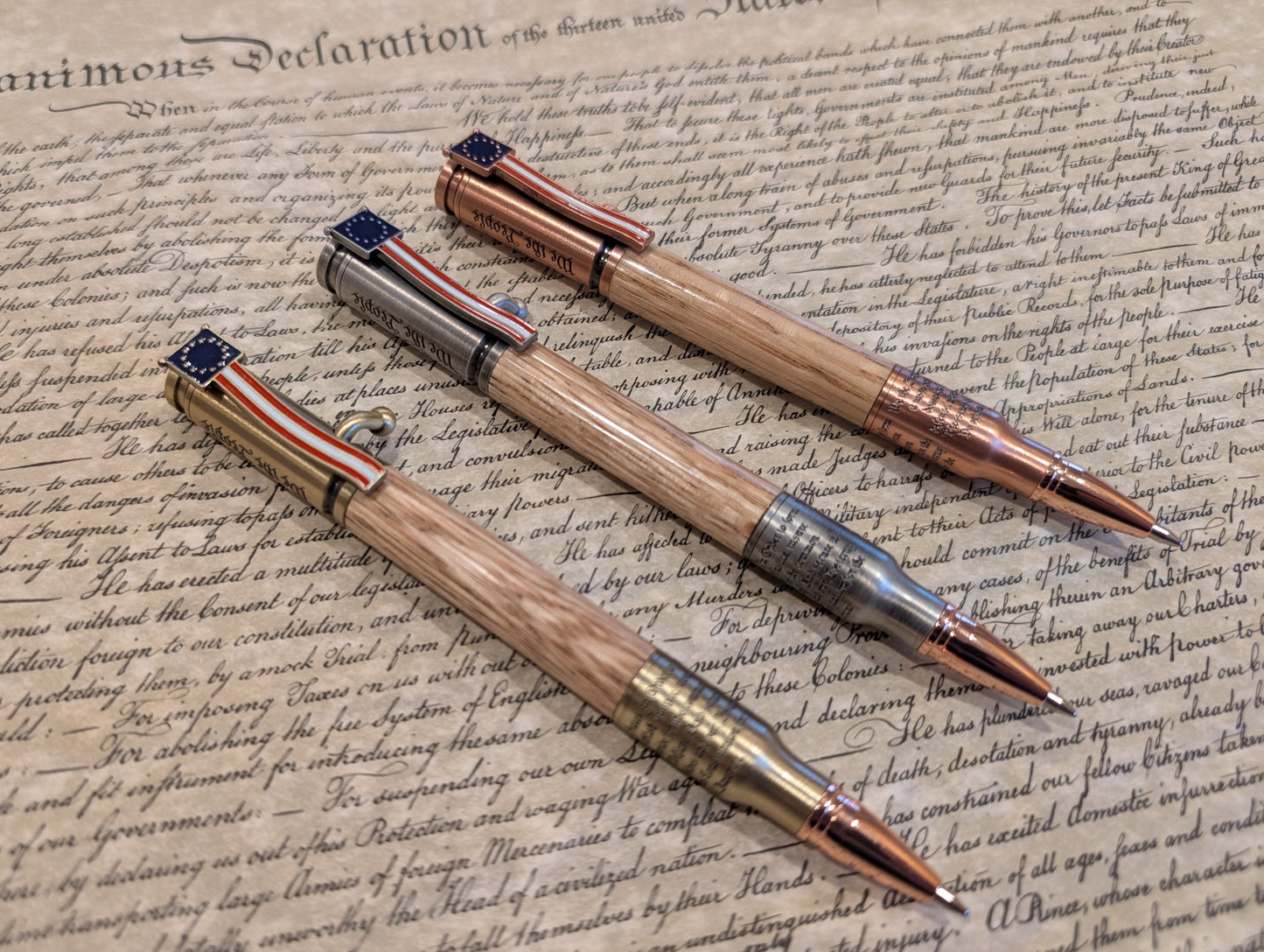 The 1776 Heritage Pen | American Domestic Woods | 250th Anniversary Commemorative